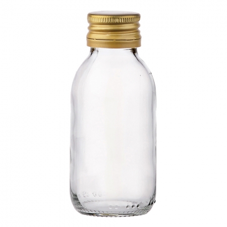 Флакон скляний прозорий (для сиропів), 100 мл ФСМк-100-ІІІ (скляні пляшки 100 мл)