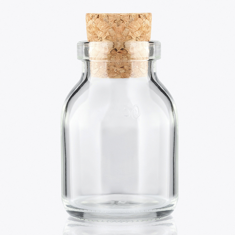 Пляшки скляні для інфузійних препаратів прозорі 50 мл, тип 2 фото 2