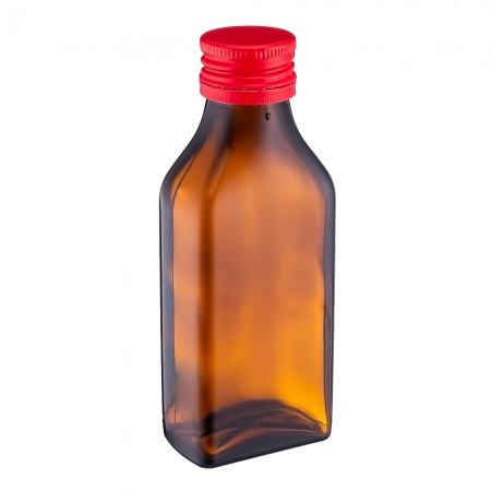 Пляшка для сиропів прямокутна DIN28, 100 мл