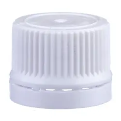 Крышка с КПВ для флаконов ФПН-10-3, ФПН-15, ФПН-30-1, ФПН-50-1, ФПН-100-1, Белая (100 шт. упаковка))