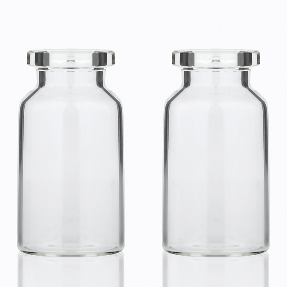 Флаконы из трубки стеклянной прозрачные для Л-П, 10 мл (ISO) (Тини) (238 шт. упаковка)