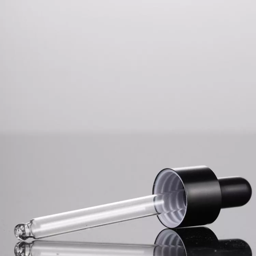 Гвинтова кришка чорна глянсова з піпеткою (для флаконів 30 мл) фото 2