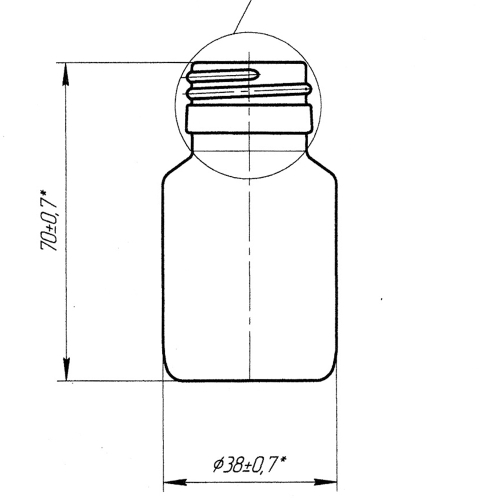 Банка БВК-В-30-27-ОС (стеклянные флаконы 30 мл) фото 8