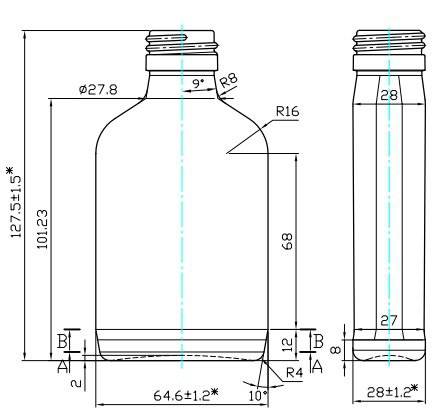 Бутылка 14-В-100 (Фуксия 100 мл)  (71 шт. упаковка)