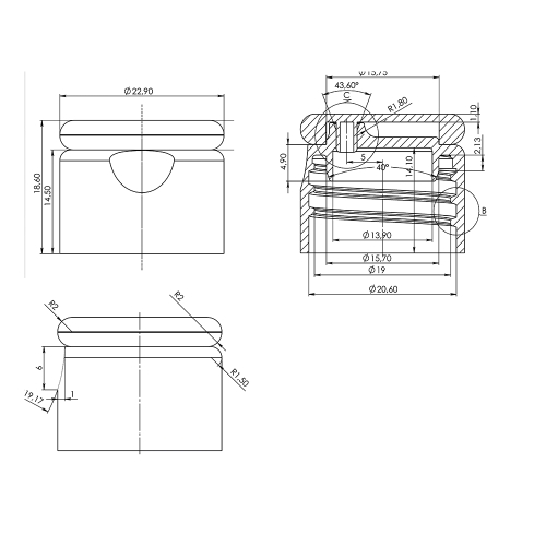 Кришка типу &quot;Flip-Top 20&quot; фото 2