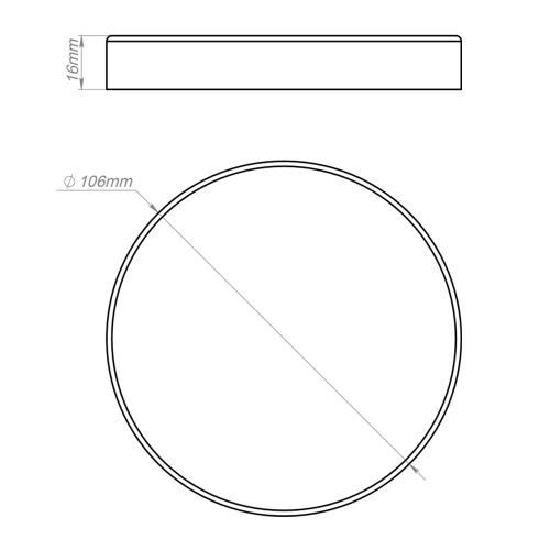 Крышка в банк ТВИСТ для косметических средств, белая, ЧП фото 2