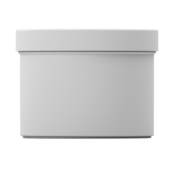 Банка ТВІСТ для косметичних засобів, біла, ПП, 0,5