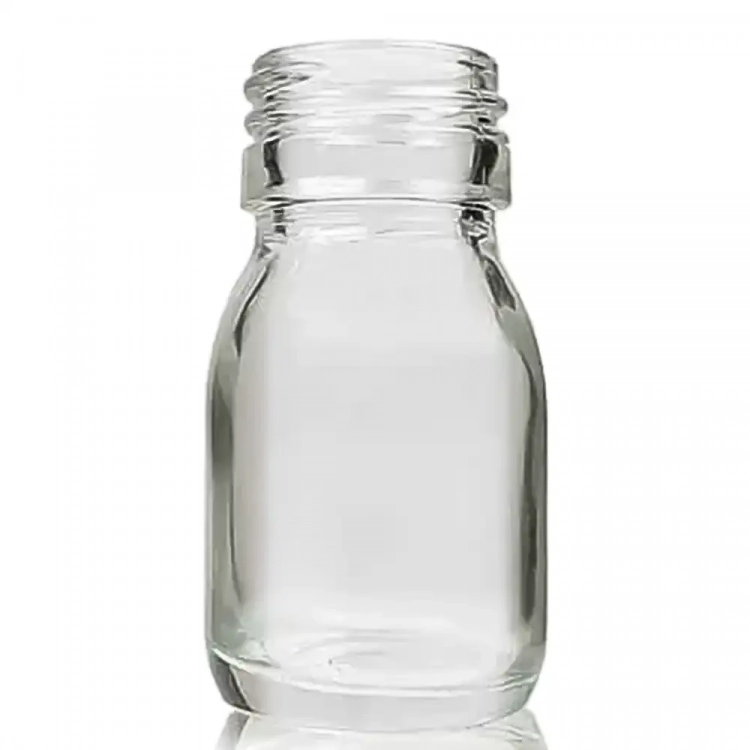 Пляшки для сиропів скляні прозорі для Л-З 30 мл (скляний флакон 30 мл) фото 1
