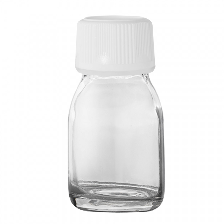 Пляшки для сиропів скляні прозорі для Л-З 30 мл (скляний флакон 30 мл) фото 4