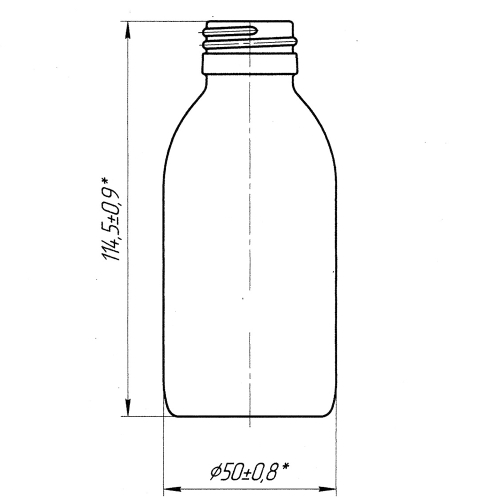 Банка БВК-В-125-27-01-ОС (стеклянные флаконы 125 мл) фото 9