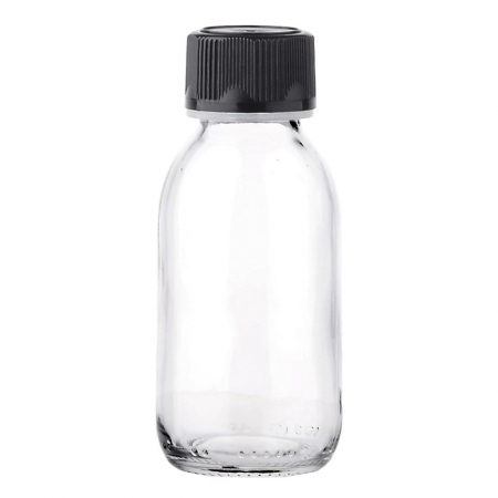 Флакон скляний прозорий (для сиропів), 100 мл ФСМк-100-ІІІ (скляні пляшки 100 мл) фото 9