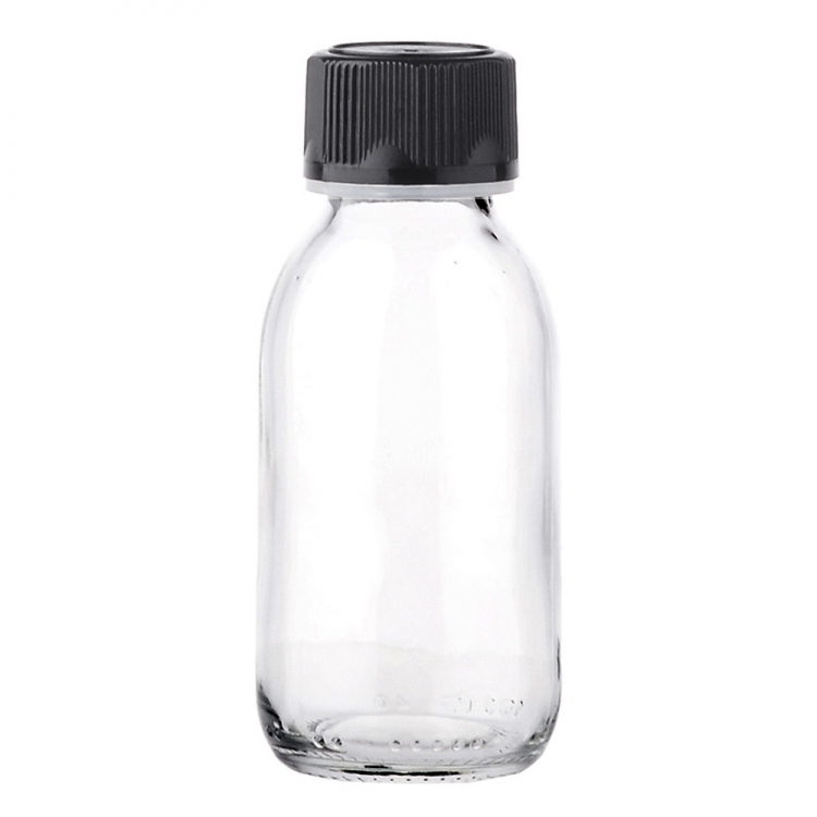 Флакон скляний прозорий (для сиропів), 100 мл ФСМк-100-ІІІ (скляні пляшки 100 мл) фото 8