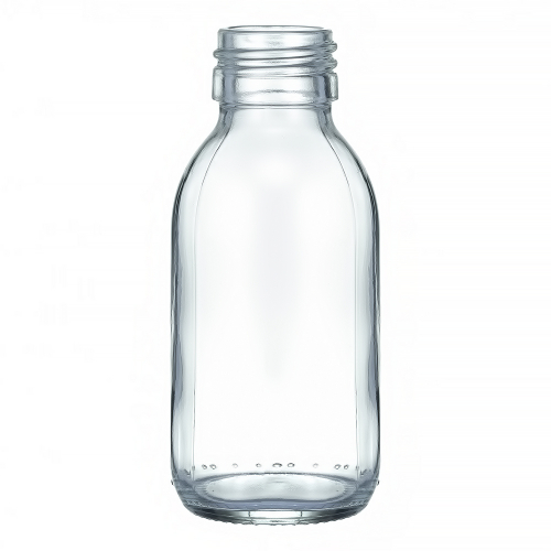 Флакон скляний прозорий (для сиропів), 100 мл ФСМк-100-ІІІ (скляні пляшки 100 мл)