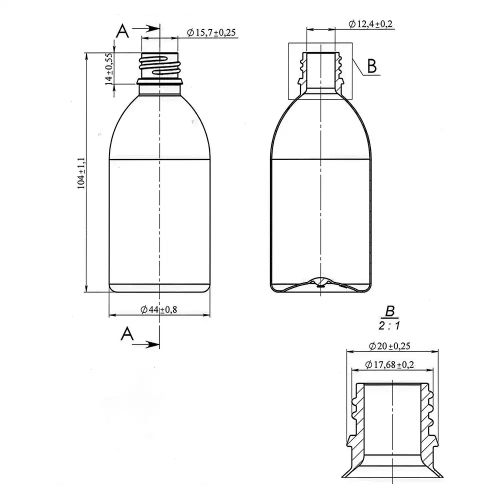 Флакон ФВП-100/1 (прозорий) фото 6