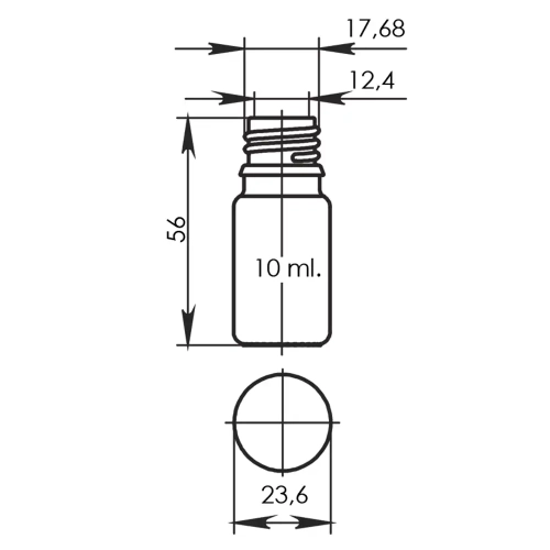 Флакон ФВП-10 (прозорий) фото 3