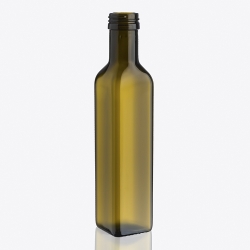 Пляшка скляна оливкова Maraska 250 мл (Мараска 250 мл) (25 шт. упаковка) фото 1