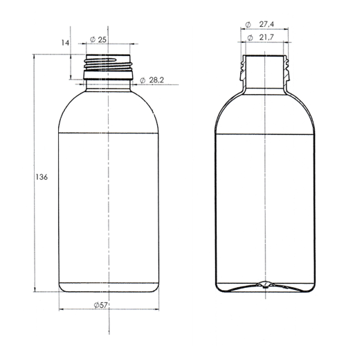 Флакон ФВП-250 (коричневый) фото 5