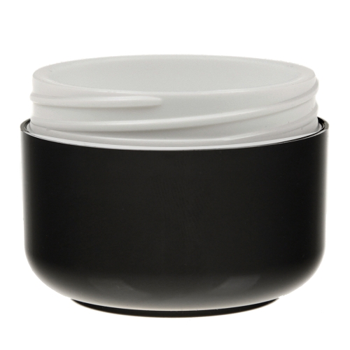 Баночка 30 мл у комплекті (корпус, кришка, прокладка) чорна фото 2
