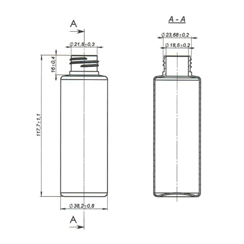 Флакон ФВП3-100 (полупрозрачный) фото 9