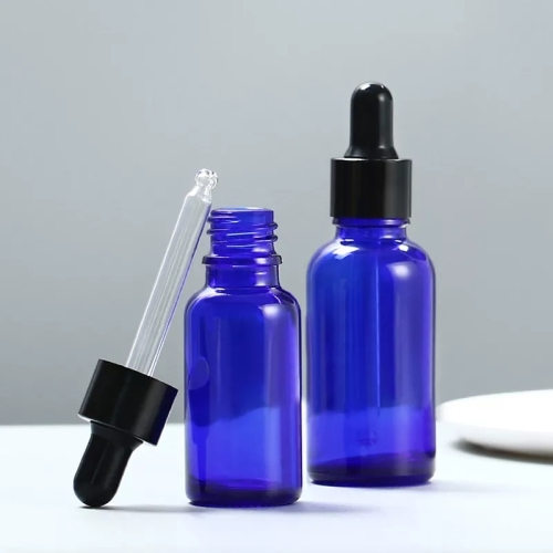 Флаконы стеклянные Синего цвета с винтовой горловиной 30 мл, DIN 18, для Л-С (стеклянный флакон 30 мл) фото 10