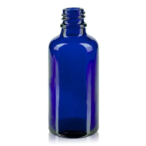Флакони скляні Синього кольору з гвинтовою горловиною 30 мл, DIN 18, для Л-З (скляний флакон 30 мл)