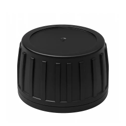 Кришка закупорювально-нагвинчувальна з контролем першого відкриття тип 1.4Д (Б) (конус) 01 чорна