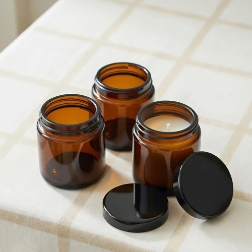 Банки скляні брунатного кольору для Л-З, 100 мл фото 2