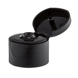 Кришка пластикова, модель 403В, 24/410, гладка, Чорна