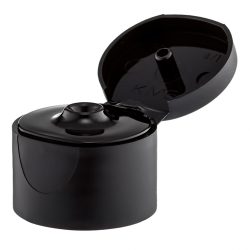 Кришка пластикова, модель 403С, 28/410, гладка, Чорна