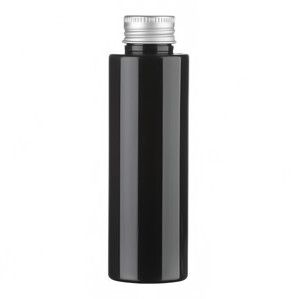 Флакон полиэтиленовый, чёрный 100 мл, 508D (Leo) (25 шт. упаковка)