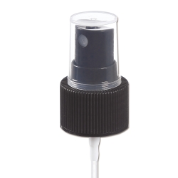 Розпилювач косметичний, модель 209В, 24/410, ребриста, чорний, 225 мм