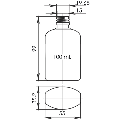 Флакон ФВП-100/П (прозрачный) фото 8