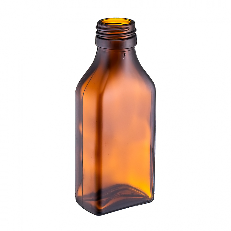 Бутылка для сиропов прямоугольная DIN28, 100 мл 