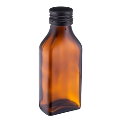 Пляшка для сиропів прямокутна DIN28, 100 мл фото 2