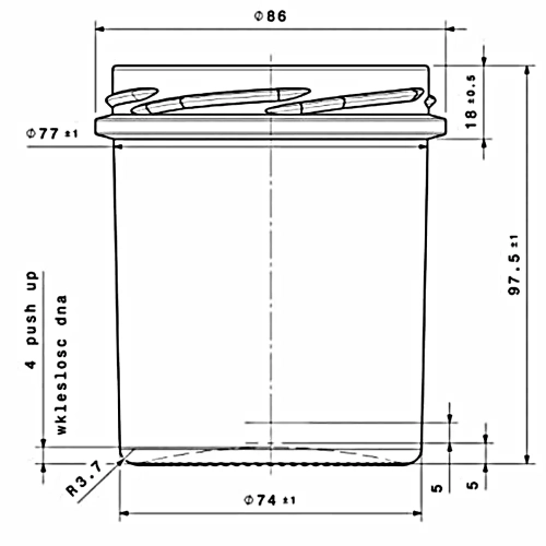 Банка скляна ТО-350 (банки скляні 350 мл) фото 2