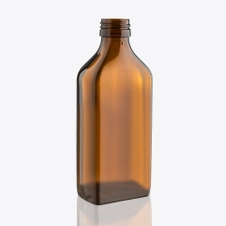 Пляшка для сиропів прямокутна DIN28, 200 мл фото 1
