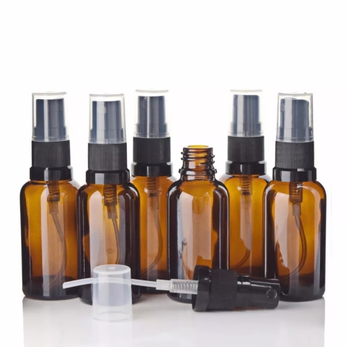 Флакон стеклянный с винтовой горловиной коричневого цвета DIN 18, 30 мл фото 2