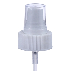 Розпилювач косметичний, модель 208А, 28/410, ребристий, білий, 180 мм