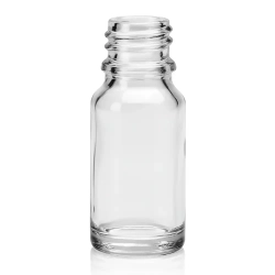 Флакони скляні прозорі з гвинтовою горловиною 10 мл, DIN18, для Л-З (скляні флакони 10 мл)