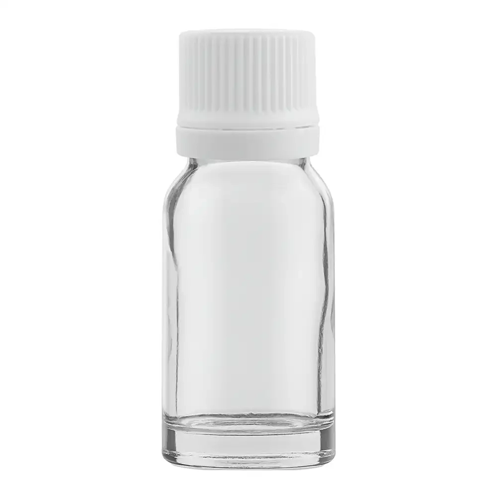 купити Флакони скляні прозорі з гвинтовою горловиною 10 мл, DIN18, для Л-З (скляні флакони 10 мл)