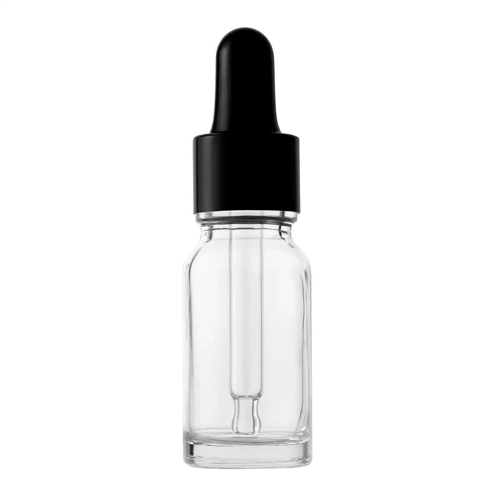 Флакони скляні прозорі з гвинтовою горловиною 10 мл, DIN18, для Л-З (скляні флакони 10 мл) оптом