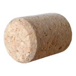 Пробка корк., винна, оброблена, агломер., вибілена, розмір 23х38