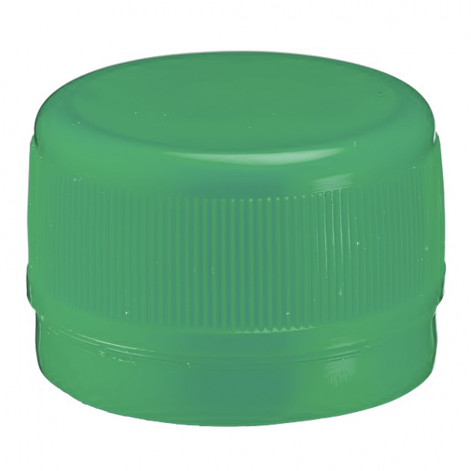 Кришка для пет пляшки 28 мм (Зелена) (25 шт. упаковка)