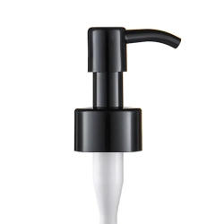 Помпа лосьйонна, модель 307А, 24/410, гладка, чорна 200 мм (Дозатор 24/410)
