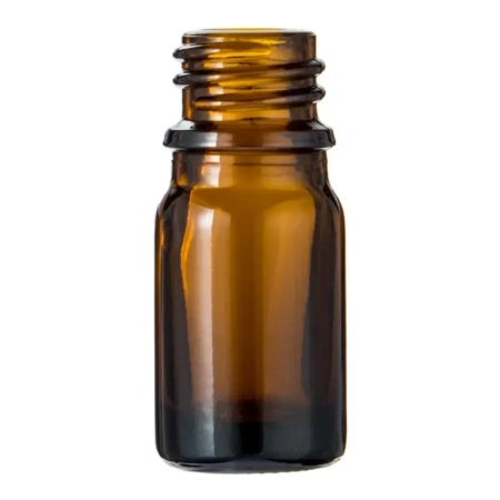 Флакони скляні брунатного кольору з гвинтовою горловиною 5 мл, DIN 18 для Л-З
