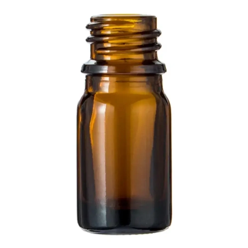 Флаконы стеклянные коричневого цвета с винтовой горловиной 5 мл, DIN 18 для Л-П Флаконы стеклянные коричневого цвета с винтовой горловиной 5 мл, DIN 18 для Л-П