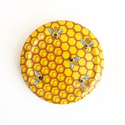 Кришка мет. гвинтова тип ТО 58 колір Бджілка Соти RTS PST