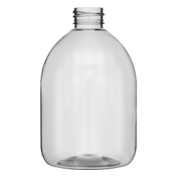Бутылка ПЭТ ДИНА 460 мл прозрачная (25 шт. упаковка) фото 1