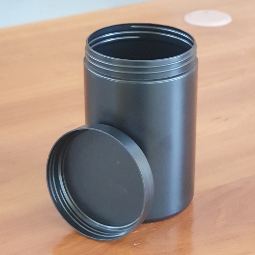 Банка ПЕ, модель 603А, 1 л, Чорний фото 2