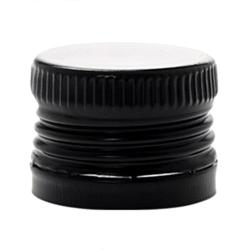 Ковпачок ал.31,5х24 Чорний з дозатором та різьбою